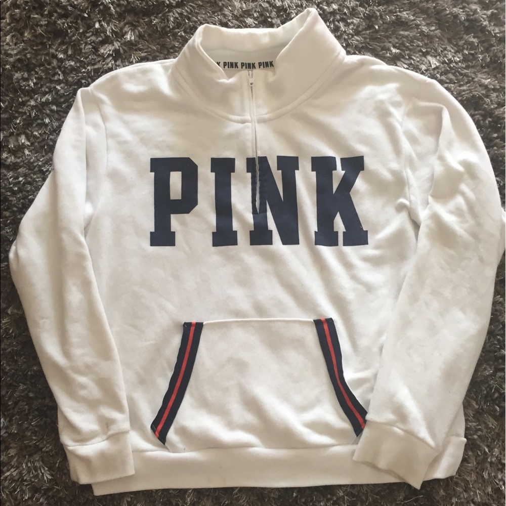 Victoria secret pink quarter zip